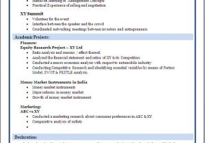 B Com Fresher Resume format Doc Resume Blog Co Sample Of A Beautiful Resume format Of Mba
