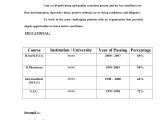 B Com Resume format Word Fresher Resume Sample14 by Babasab Patil