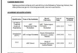 B.tech Professional Resume Example Template Of Excellent Fresher B Tech Resume Sample