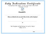 Baby Blessing Certificate Template Www Certificatetemplate org Baby Dedication Certificate