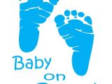 Baby On Board Template Baby Feet Template Cliparts Co