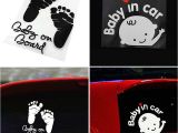 Baby On Board Template New Quot Baby In Car Quot Baby On Board Child Window Bumper Car