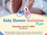 Baby Shower Flyer Template Baby Shower Flyer Template Photoshop Version Free