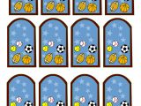 Baby Shower Label Template for Favors Free Sports themed Baby Shower Favor Tags Templates