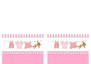 Baby Shower Place Cards Template Baby Girl Shower Free Printables How to Nest for Less