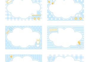 Baby Shower Place Cards Template Free Printable Boy Baby Shower Name Tags the Template Can