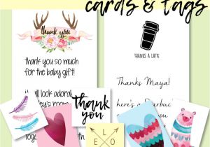Baby Thank You Card Wording Baby Shower Hostess Gifts Printable Thank You Cards Thank