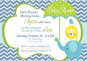 Babyshower Invitation Templates Baby Shower Invitations for Boy Girls Baby Shower