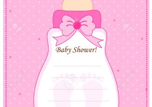 Babyshower Invitation Templates Template Baby Shower Invitation for Girls Invitation