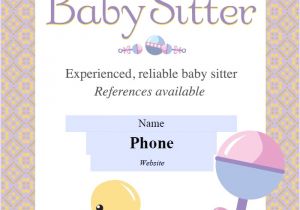Babysitter Flyers Template 13 Fabulous Psd Baby Sitting Flyer Templates In Word Psd