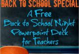 Back to School Night Powerpoint Templates Back to School Night Free Customizable Powerpoint 2015