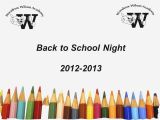 Back to School Night Powerpoint Templates Back to School Night Powerpoint Templates