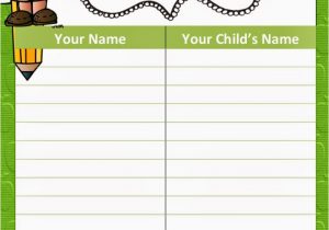 Back to School Sign In Sheet Template Tips and tools for Back to School My Turn Open House