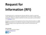 Backlink Request Email Template Sample Request for Information Rfi Document