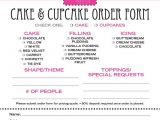 Bakery Contract Template 78 Images About Cake order forms On Pinterest Book