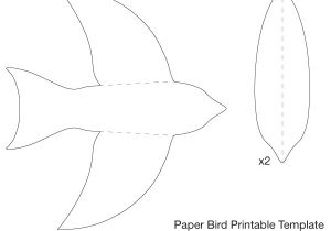 Balancing Bird Template 5 Best Images Of Birds Flying Cutouts Printable Paper