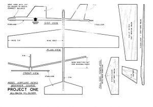 Balsa Wood Templates 5 Giant Steps Project 1 Plan Thumbnail Model Planes