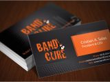 Band Business Card Template Band Business Cards Live Music Band Business Card Template
