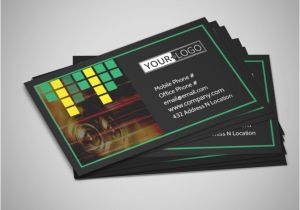 Band Business Card Template Popular Music Band Business Card Template Mycreativeshop