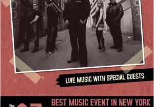 Band Flyer Templates Photoshop Customize these Concert and Band Flyer Templates for Your