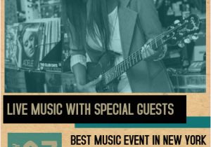 Band Flyers Templates Free Indie Band Concert Flyer Template Postermywall