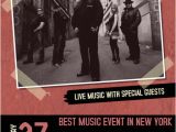 Band Flyers Templates Free Red Indie Band Concert event Flyer Template with Picture