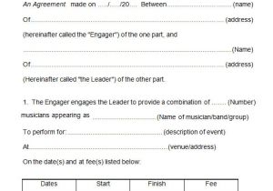Band Manager Contract Template Inspiring Group Project Contract Template Bravica Us