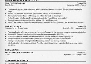 Bank Teller Resume Templates No Experience Resume Sample for Teller Position Resume Ideas