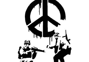 Banksy Stencil Templates Banksy Cnd soldiers Stencils