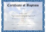 Baptismal Certificate Template Baptism Certificate Free Printable Allfreeprintable Com
