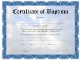 Baptismal Certificate Template Baptism Certificate Free Printable Allfreeprintable Com