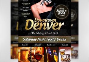Bar Flyer Templates Free 60 Free Psd Poster and Flyer Templates Updated