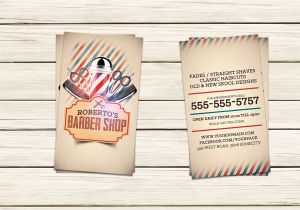 Barber Shop Business Card Templates Barber Shop Business Card Template Business Card