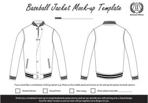 Baseball Jacket Template Baseball Jacket Template Jacketin