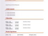 Basic Blank Resume Basic Blank Cv Resume Template for Fresher Free Download