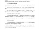Basic Contract Of Employment Template 22 Employee Contract Templates Docs Word