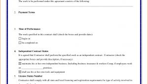 Basic Contract Of Employment Template 8 Basic Contract Of Employment Template Budget Template