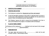 Basic Contract Of Employment Template 8 Employment Contract Templates Free Sample Example
