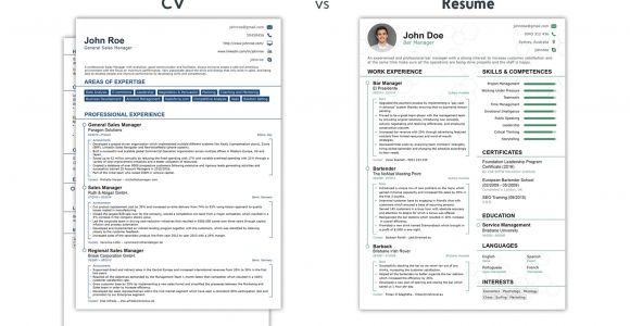 Basic Difference Between Cv and Resume Cv Vs Resume What are the Differences Definitions