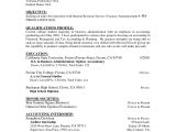 Basic Entry Level Resume Entry Level Resume Example Entry Level Accounting Resume