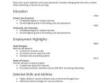 Basic General Resume Template General Resume Template Free Resume Template Ideas Job