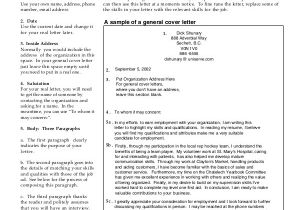 Basic Generic Resume Sample Generic Cover Letter 7 Documents In Pdf