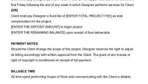 Basic Graphic Design Contract Template 12 Freelance Contract Templates Word Pdf Free
