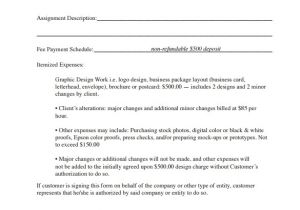 Basic Graphic Design Contract Template Sample Graphic Descign Invoice 7 Documents In Pdf Word