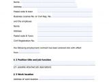 Basic Job Contract Template 13 Job Contract Templates Pages Word Docs