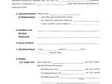 Basic Job Contract Template Simple Contract Template 9 Download Free Documents In