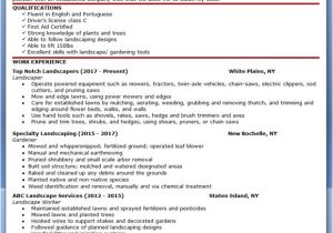 Basic Landscaping Resume Landscaping Job Application Joy Studio Design Gallery