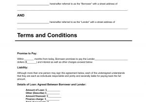 Basic Loan Contract Template Download Personal Loan Agreement Template Pdf Rtf