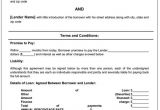 Basic Loan Contract Template Personal Loan Agreement Printable Agreements Private