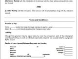 Basic Loan Contract Template Personal Loan Agreement Printable Agreements Private
